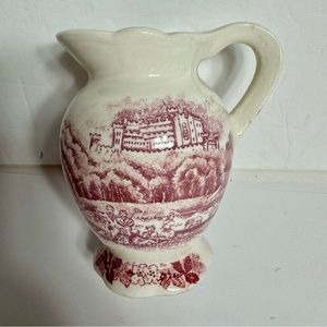 Vintage 4” Pitcher POUR POTTERY UNDERGLAZE KINGDOM.